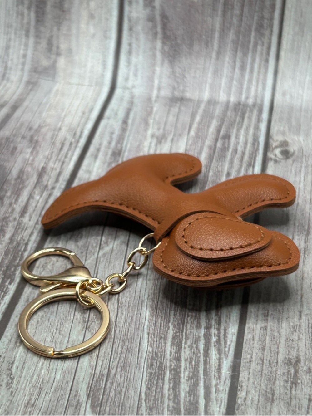 SALE❗️🐶NEW Dog Bag Charm/ Keychain Adorable Puppy Dog Tan - Picture 5 of 8
